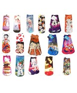 Disney Socks Ladies Disney Betty Boop Hello Kitty Frozen Minnie Cinderella - £10.23 GBP