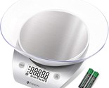 Etekcity 0.1G Food Kitchen Scale, Bowl, Digital Grams And Ounces For Weight - $33.93