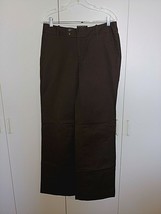 Banana Republic Ladies Brown &quot;Jackson Fit&quot; COTTON/SPANDEX Casual PANTS-8L-EUC - £7.43 GBP