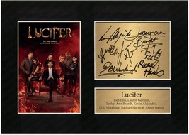 Lucifer Cast   Signed Limited Edition Pre Printed Memorabilia Photo Reproduction - £7.99 GBP