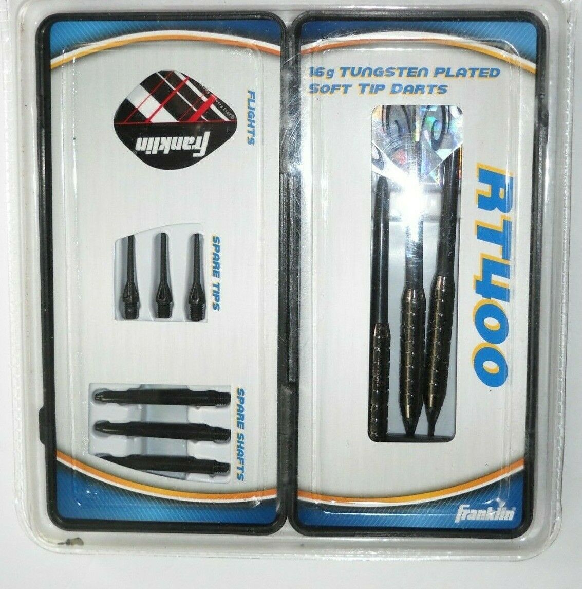 Primary image for FRANKLIN RT400 16g Tungsten Plated SOFT TIP DARTS ~ NIP