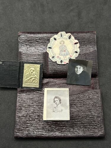 Primary image for 1940’ WW2 Austrian Poetess And Painter Personal Pocket Diary Ikon And Fotos