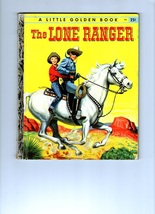 vintage LONE RANGER children&#39;s books LITTLE GOLDEN BOOK + Whitman TELL-A... - $10.00