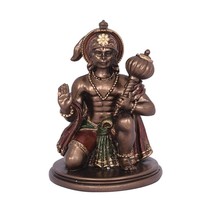 Kunsthandwerkliche Hanuman-Statue „Herr Hanuman Ji Murti“ aus Bronze/Kupfer - £14.16 GBP