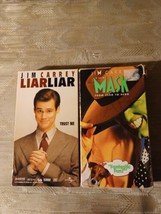 2 Jim Carrey VHS Liar Liar The Mask PG-13 1990s Comedy Color Cameron Diaz  - £12.44 GBP