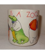 This Place is a Zoo Coffee Mug 9 oz Cup Russ Berrie Work Office Boss Emp... - £16.71 GBP