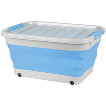 Rovin Blue Pop Up Tub with Lid - 45L - £72.21 GBP