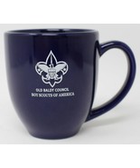 Boy Scouts of America Old Baldy Council BSA Large Blue Coffee Tea Mug Cup - £7.46 GBP