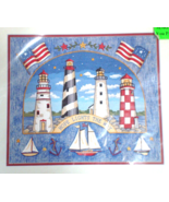 Dimensions HOPE LIGHTS THE WAY No Count Cross Stitch Kit #39023 Nautical... - $239.57 MXN