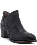 BEDSTU boots booties leather black ankle designer BED STU zip handmade - $118.80