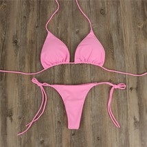 SI Swimsuit Brazilian Bikini Set Push-Up Padded Swimsuits for Women Beach Ready - £15.71 GBP