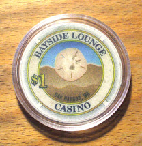 (1) $1. Bayside CASINO CHIP - Oak Harbor, Washington - $10.56 CAD