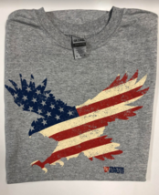 Tractor Supply American Flag Eagle T-Shirt - £9.43 GBP