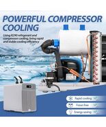 Poafamx AL-160G Aquarium Water Chiller 1/10 HP 42 Gal Fish Tank Cooler G... - $279.95