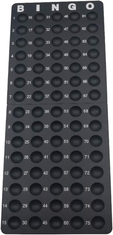 Yuanhe Bingo Board Ball Holder - for 7/8" Bingo Balls, Bingo Master Board Balls  - $14.78