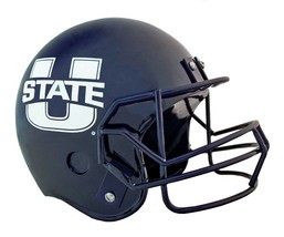 Utah State University Football Helmet 225 Cubic Inches Funeral Cremation Urn - £343.71 GBP