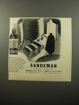1950 Sandeman Sherry Ad - Sandeman Established in the year 1790 - £14.78 GBP