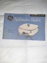 Use And Care Book For Ge General Electric Automatic Skillet C111 Plus Recipes - £11.79 GBP