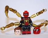 Minifigure Custom Toy Spider-Man Iron Suit movie no way home - £4.51 GBP