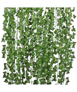 84Ft Artificial Ivy Garland (12 Strands) - Realistic Fake Hanging Vines ... - €28,23 EUR