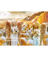 The Prayers of Angels Angelic Gathering in Heaven Digital Art Print - €29,97 EUR