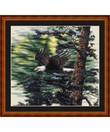 EAGLE IN FLIGHT - pdf x stitch chart Original Artwork © Steven Michael G... - £9.44 GBP