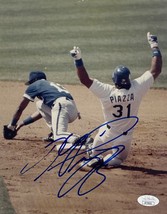 MIKE PIAZZA Signed Autographed L.A. DODGERS 8&quot;x10&quot; PHOTO JSA CERTIFIED A... - £85.03 GBP