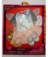 Our Generation Tooth Fairy Outfit with Wings &amp; Star Wand Accessory for 1... - £10.52 GBP