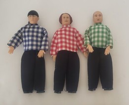 Three Stooges Nostalgic Series Dolls 1997 Curly Larry Moe Comedy Productions  - £24.08 GBP