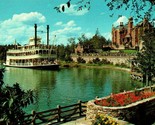 Vtg Chrome Postcard Walt Disney World Cruising Rivers Of America Joe Fow... - $2.92