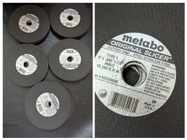 Lot of 50 Metabo A60tz Stainless Steel Original Slicer Cutting Wheels 65... - $93.06
