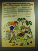 1974 Health-tex Clothing Advertisement - What&#39;s paper made of? - £14.81 GBP