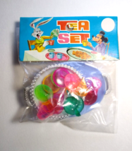 Mickey Mouse Bugs Bunny Sealed Plastic Toy Play Tea Set Hong Kong 1951 V... - £21.26 GBP