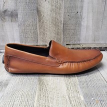 Johnston &amp; Murphy Brown Leather Loafers Driving Mocs Mens Dress Shoes 11... - €33,86 EUR