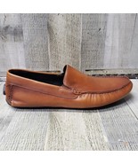 Johnston &amp; Murphy Brown Leather Loafers Driving Mocs Mens Dress Shoes 11... - €34,34 EUR