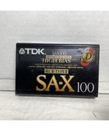 TDK SA-X 100  Blank Audio Cassette Tape New Sealed - £15.48 GBP