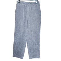 Grey Corduroy Stretch Waist Pants with Pockets Size 12 Petite  - £19.78 GBP