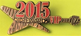 Hard Rock Cafe 2015 Rewards VIP Flying &quot;V&quot; Pin - $6.95