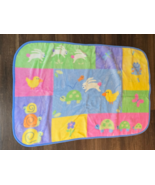 Vintage Carters Tykes Bunny Duck Turtle Frog SILKY Plush Fleece Baby Bla... - $267.29