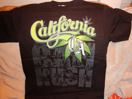 Marijuana Leaf Leaves Cali Kush Caliifornia T-SHIRT - £8.83 GBP