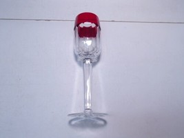Waterford Crystal Simply Red Cordial Glass ~~~ 7&quot; ~~ nice one - £35.29 GBP