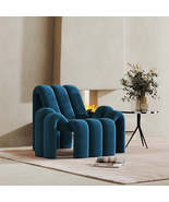 Nordic Living Room Accent Lounge Chair Luxury Design Velvet Modern Itali... - £1,420.98 GBP