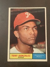 1961 topps  #93  TONY GONZALEZ  Phillies Vintage - £2.12 GBP
