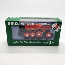Brio World 33592 Mighty Red Action Locomotive  Battery Operated Toy Train New - $39.55