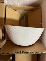 Mikasa Trellis Bone China 1 White Soup/Cereal Bowl - $165.80 MXN