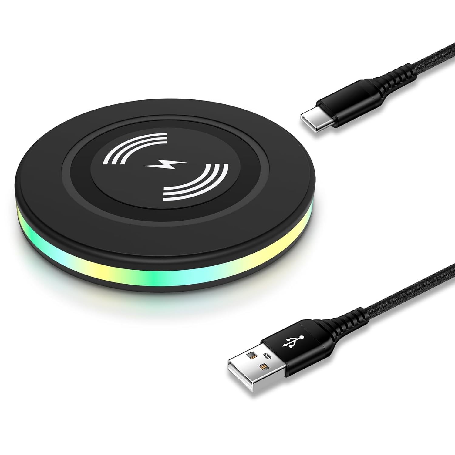 15W Samsung Wireless Charger Fast Charging For Samsung Galaxy S23 Ultra S22+ S21 - £20.59 GBP