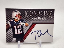 Tom Brady Autograph Facsimile New England Patriots Nfl Football Card - £11.19 GBP
