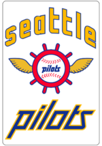 Seattle Pilots MLB Sport-Tek® Tipped V-Neck Raglan Wind Shirt XS-6XL Bre... - $29.92+