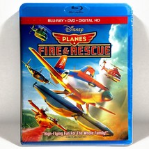 Disney&#39;s: Planes Fire &amp; Rescue (Blu-ray/DVD, 2014) Brand New ! - £7.70 GBP