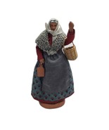 Stanton Stefan Bugadiere Peasant Woman French Folk Art Terracotta Clay S... - $29.92